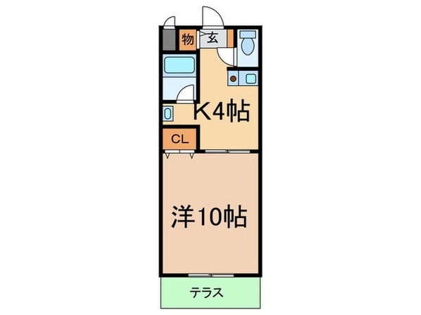 ミズタハイツの物件間取画像